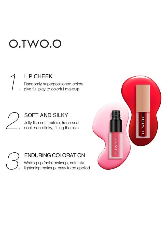 O.TWO.O O2O Long-Lasting Lip & Cheek Tint 4.5ml - 01 Flower Mill - Image 3