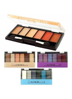 ColorMates COLORMATES Mineral Eyeshadow 6 Shades Palette (Natural Beauty)  - Image 2
