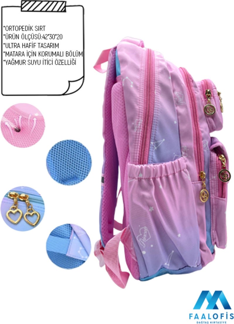 Color Bags Ultra Quality Waterproof Back Supported School Bag B6 - Image 3