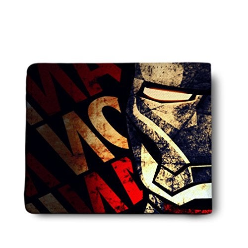 ShopMantra Men Pu Leather Wallet | Super Hero Mask Printed PU Leather Wallet /, Multicolor - Image 2