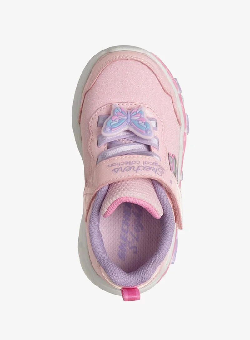 SKECHERS Girls Lil Butterfly Bliss Hook & Loop Sneakers