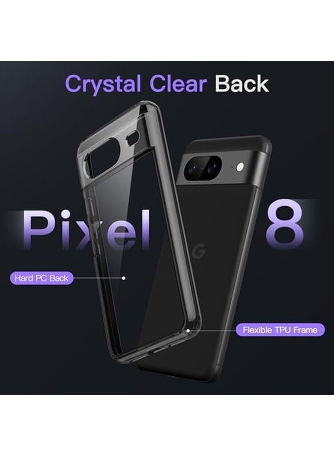 جي تيك جراب لهاتف Google Pixel 8 مقاس 6.2 بوصة 2023، غطاء حماية ممتص للصدمات غير قابل للاصفرار ومضاد للخدش وظهر صلب من مادة البولي كربونات بلون أوبسيديان - Image 3
