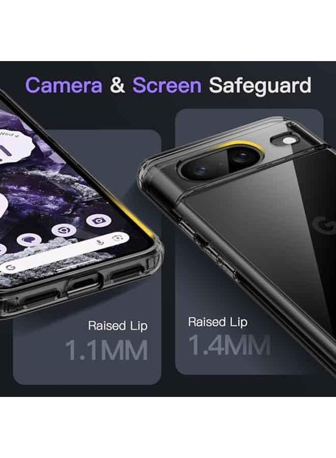 جي تيك جراب لهاتف Google Pixel 8 مقاس 6.2 بوصة 2023، غطاء حماية ممتص للصدمات غير قابل للاصفرار ومضاد للخدش وظهر صلب من مادة البولي كربونات بلون أوبسيديان - Image 4