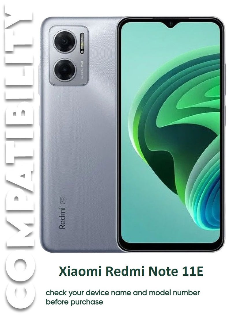 3 Pieces Antistatic ESD Dustproof Premium Quality High Definition Tempered Glass Screen Protector Designed For Xiaomi Redmi Note 11E