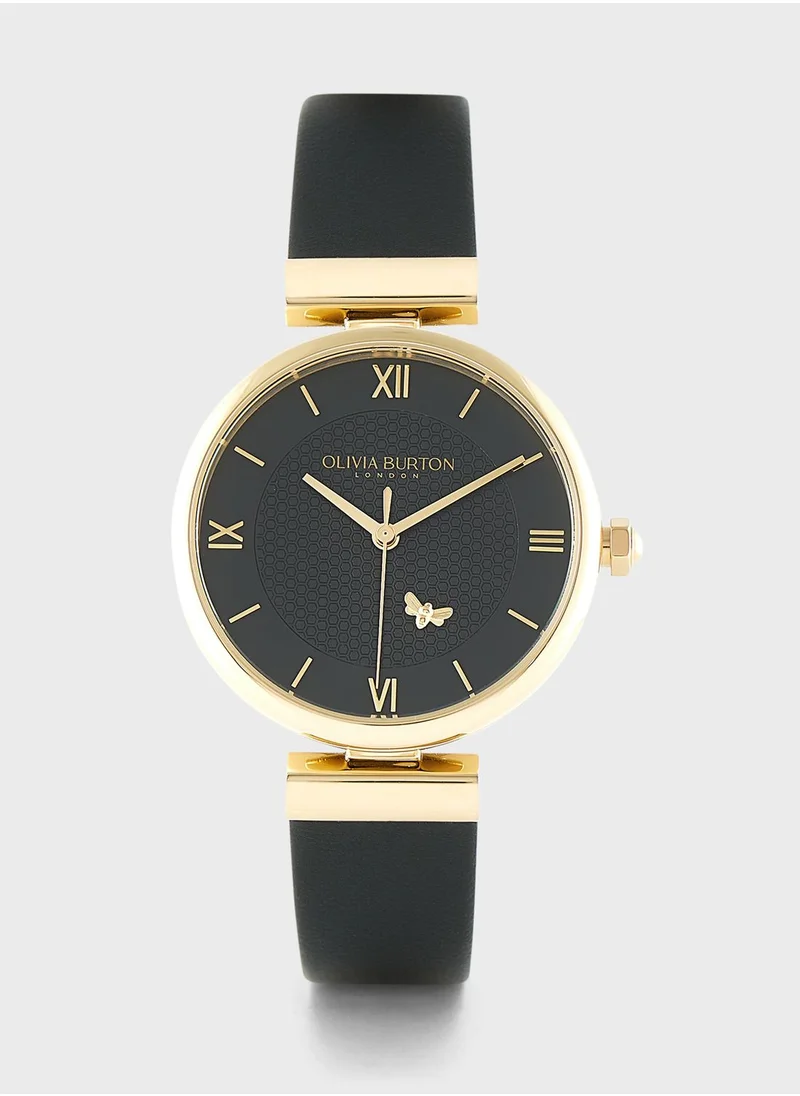 OLIVIA BURTON Ob Signature
Min Ima Bee T-Bar Analog Watch