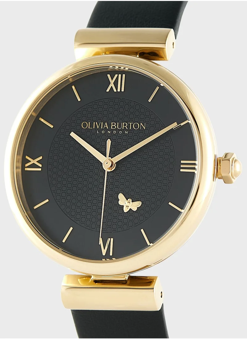 OLIVIA BURTON Ob Signature
Min Ima Bee T-Bar Analog Watch