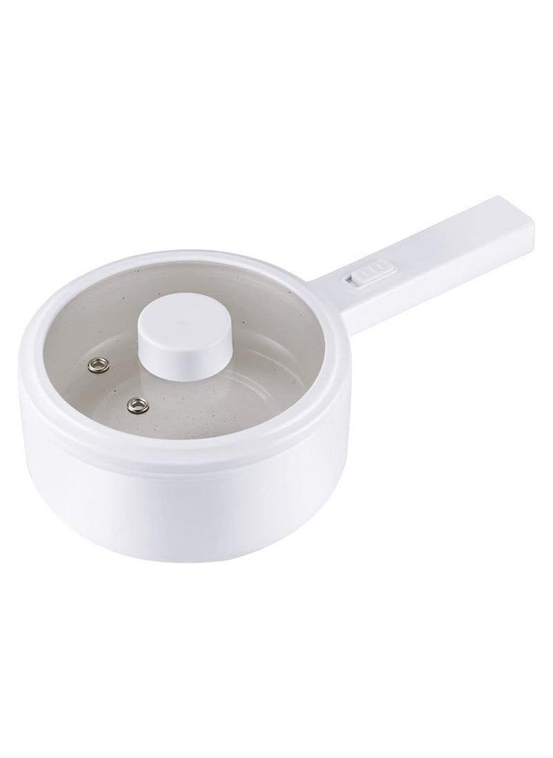Shopit Electric Cooking Pot 700W Non Stick Rapid Multifunction Cooker with Lid 2 Modes White  - Image 1