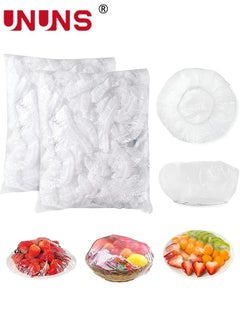 UNUNS 300 Pcs Fresh Keeping Bags,Reusable Elastic Food Storage Covers,Elastic Stretch Adjustable Bowl Lids,Universal Kitchen Wrap Seal Caps For Leftover,Meal Prep And Fruits  - Image 1
