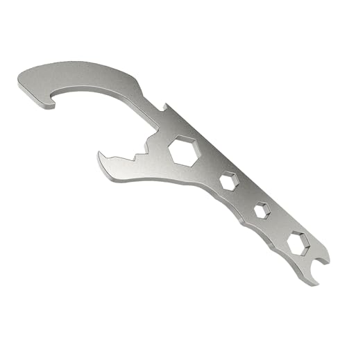 ATORSE Paint Bucket Lid Opener Pail Paint Can Lid Opener Multipurpose Bucket Wrench 4.5mm - Image 1