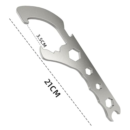 ATORSE Paint Bucket Lid Opener Pail Paint Can Lid Opener Multipurpose Bucket Wrench 4.5mm - Image 2