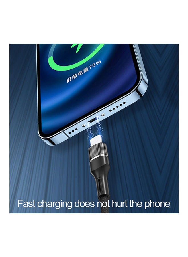 OFFBEAT Fast Charging Type C/USB to Lightning Cable - 1.1 m for iPhone, Power Delivery PD 20W Black - Image 5