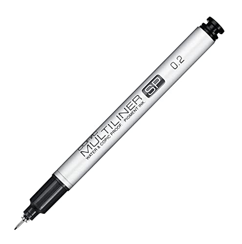 Copic Multiliner SP Black Ink Marker, 0.2 Tip, Black, 1 Count (Pack of 1) - Image 5