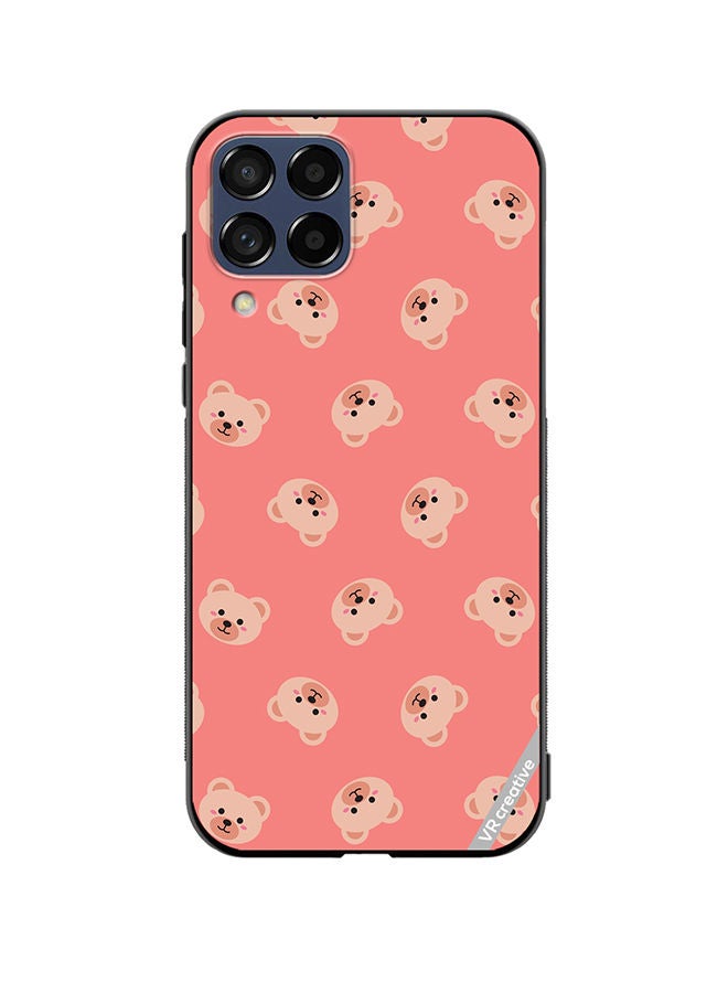 VR CREATIVE Protective Case Cover For Samsung Galaxy M53 Cute Flat Bears Design Multicolour - Image 1