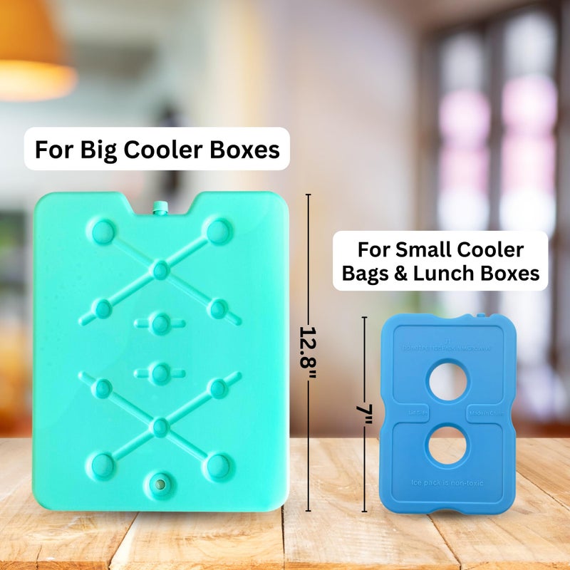 Gurin Reusable Ice Packs For Lunch Box/Coolers  Bag  Or Backpack Coolers - Cold Up To 8-12 Hours Long Lasting For Camping Picnic  Outdoor Activities  Food Delivery - Image 5