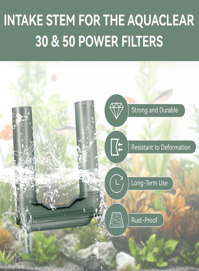 ساق مدخل الماء لأحواض السمك، مناسب لفلاتر AquaClear 30 و 50، قطعة غيار لفلتر حوض السمك، A16150 - Image 5