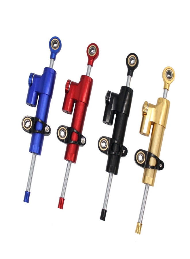 ملحقات تعديل الدراجات النارية، مسطرة تيتانيوم، ممتص صدمات عالمي، مخمد توجيه، مثبت توجيه، مخمد أحمر - Image 5