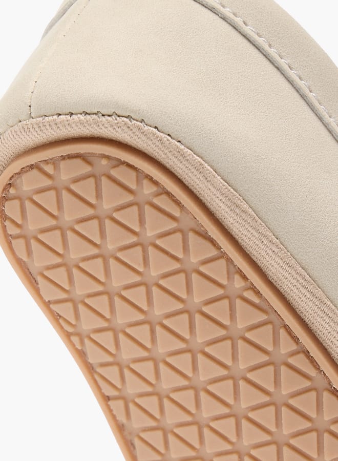Barefeet Boys Stitch Detail Shoes with Hook and Loop Closure  - Image 5