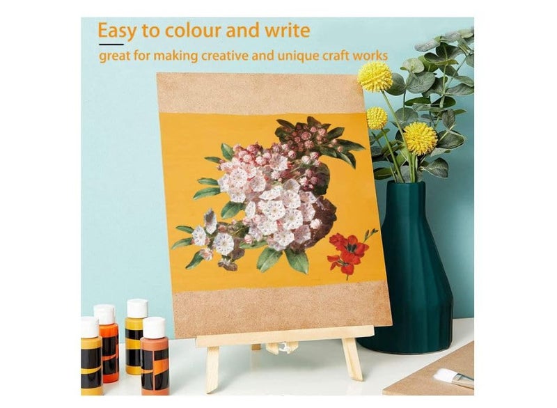 Ormango Pack of 12,5 MM Thick MDF Board Sheets Strong Square Shape 8 inch x 6 inch MDF Boards Sheets for DIY Art and Craft Durable Material, Perfect Size for Painting - Image 3
