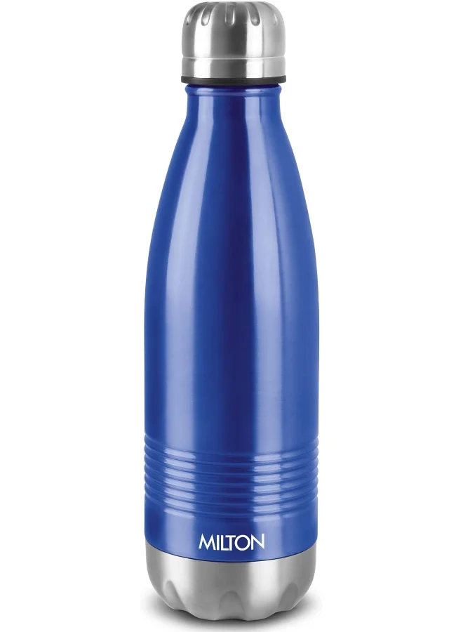 ميلتون حافظة مياه ميلتون ديلوكس 750 ستانلس ستيل 24 ساعة - 700 مل أزرق