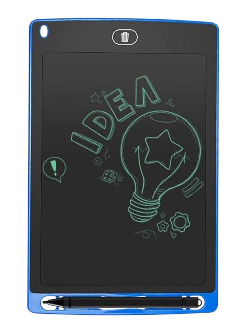 Generic 8.5 Inch Portable LCD Writing Tablet - Digital Drawing Board for Kids and Adults - Electronic Whiteboard - Blue 