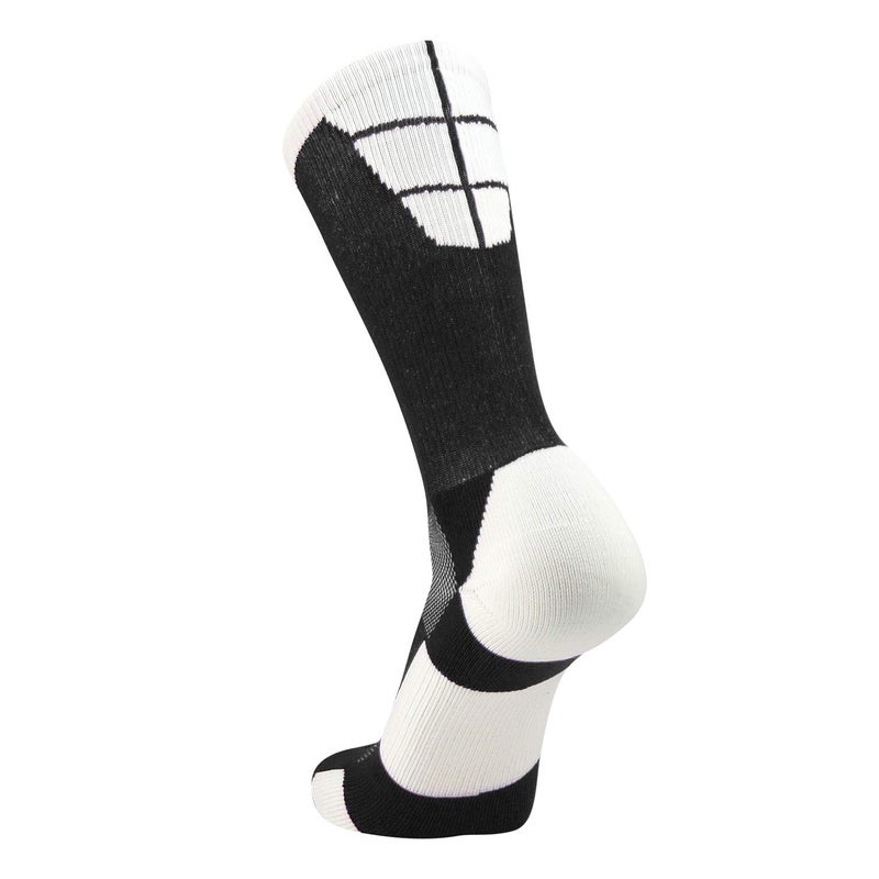 TCK Goalline 2.0 Football Socks (Black/White, X-Large) - Black/White,X-Large - Image 5