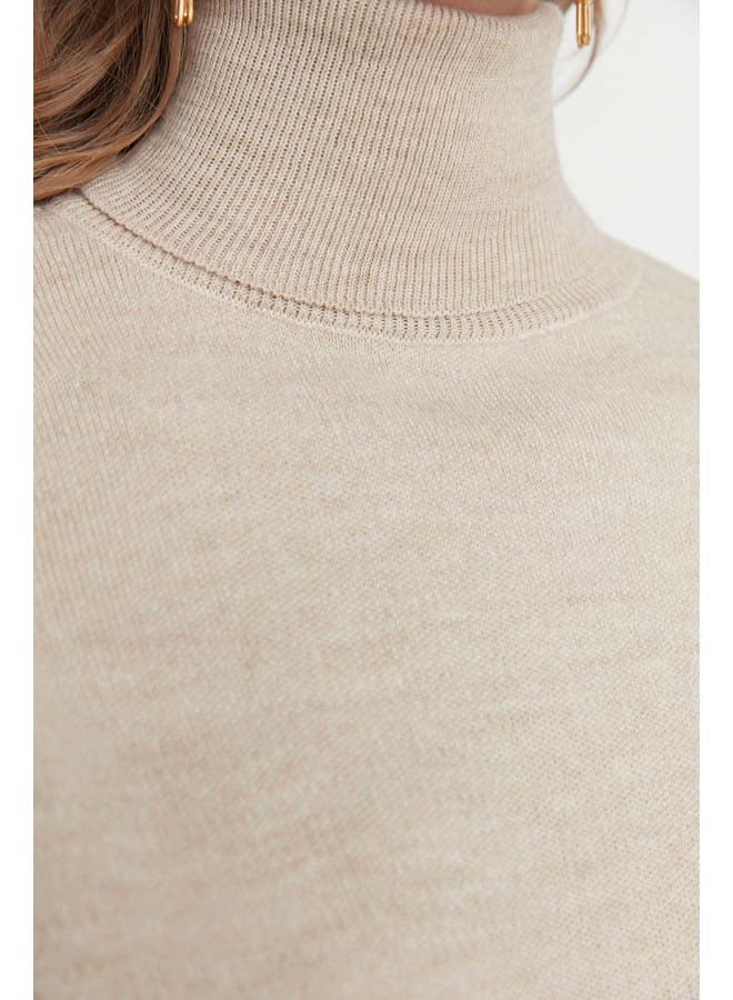 trendyol Stone Basic Turtleneck Knitwear Sweater TWOAW21KZ0485 - Image 4