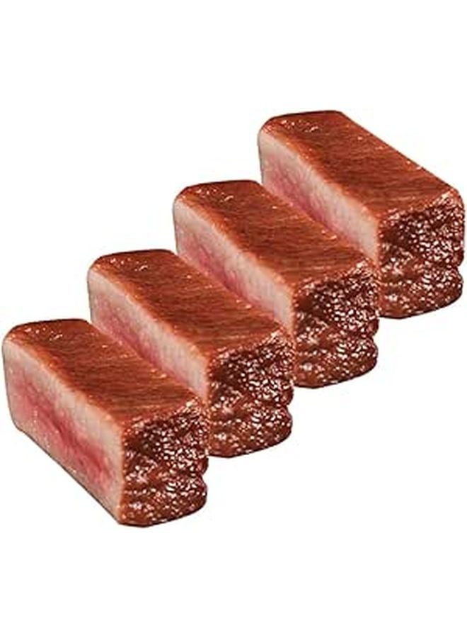 4Pcs Realistic Cooked Beef Steak Food Models Kitchen Display Props - Image 1