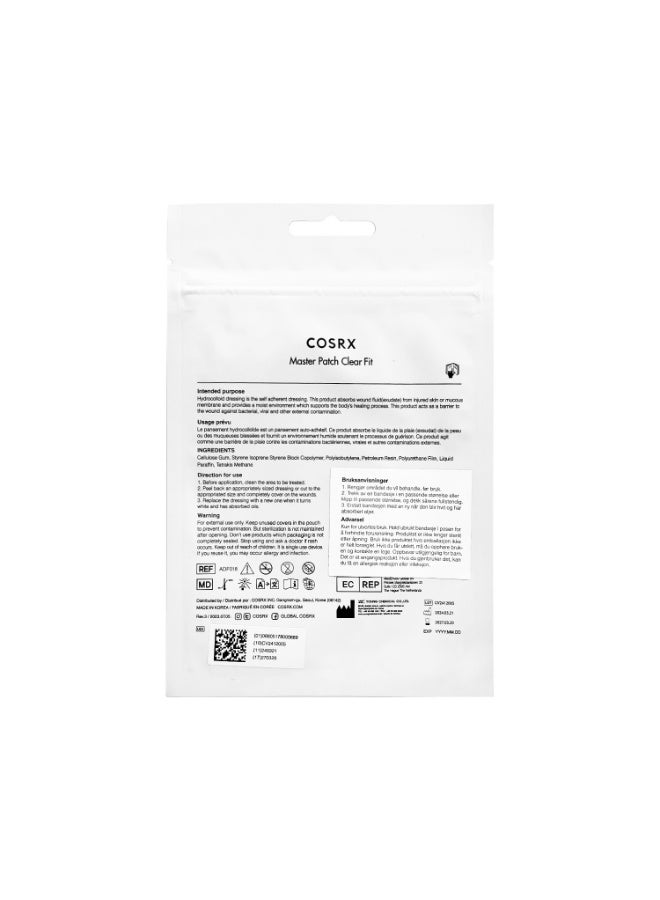 COSRX Official Clear Fit Master Patch Face Mask - 18 Patches - Image 3