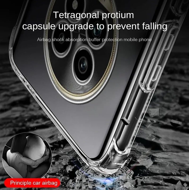 Realcase غطاء خلفي سيليكون لريلمي 13 5G، مقاوم للخدوش، شفاف كريستالي، واقي للصدمات، غطاء خلفي لريلمي 13 5G / ريلمي نارزو 70x 5G / N65 / 12 / 12X 5G / C65 - Image 2