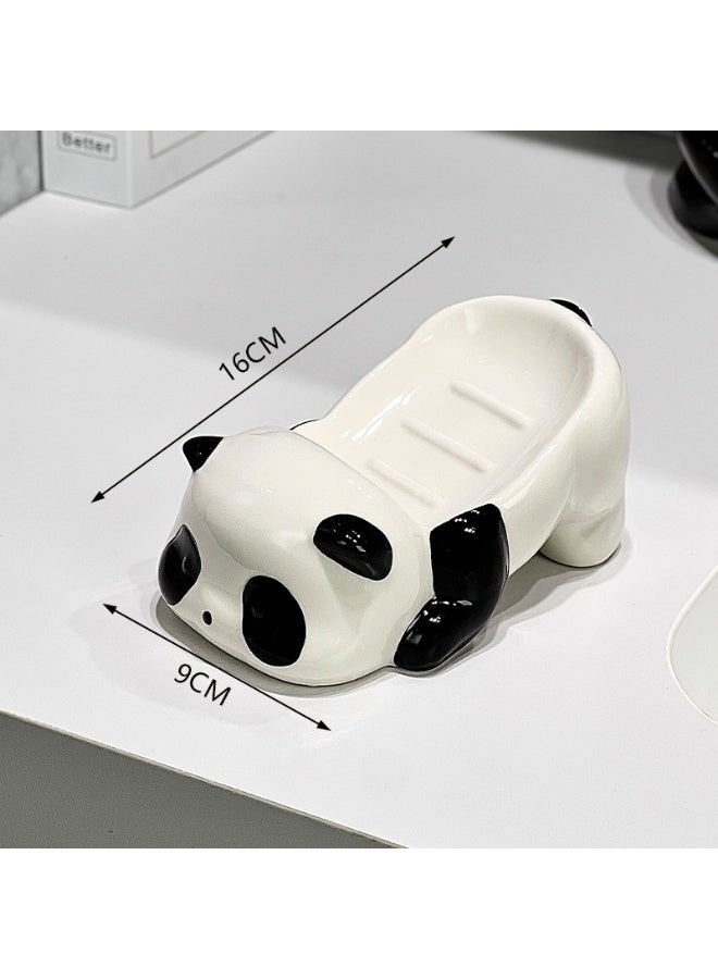 Betaoby Ceramic Soap Dish With Drain,Soap Storage Container For Shower Bathroom Kitchen Bathtub - Image 4