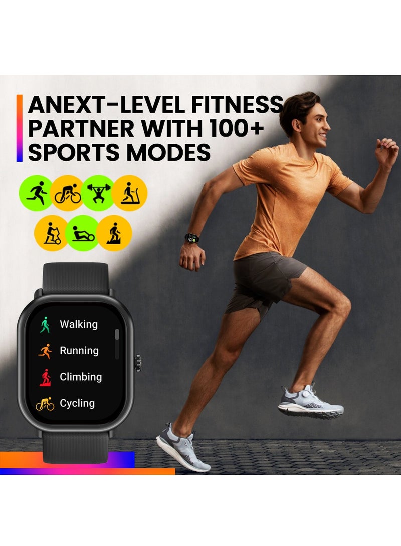 Zeblaze Smart Watch 1.97-Inch AMOLED Bluetooth full Touch Screen Fitness Watch with Heart Rate/Blood Oxygen/Sleep/Stress Monitor, IP68 Water Resistance Smart Watch for Android IOS - Image 2