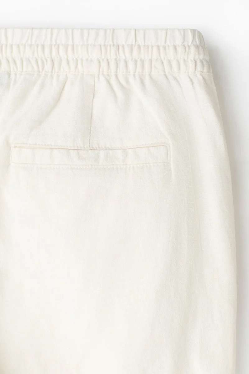 H&M  Relaxed Fit Linen-blend shorts for Men | Best Price UAE