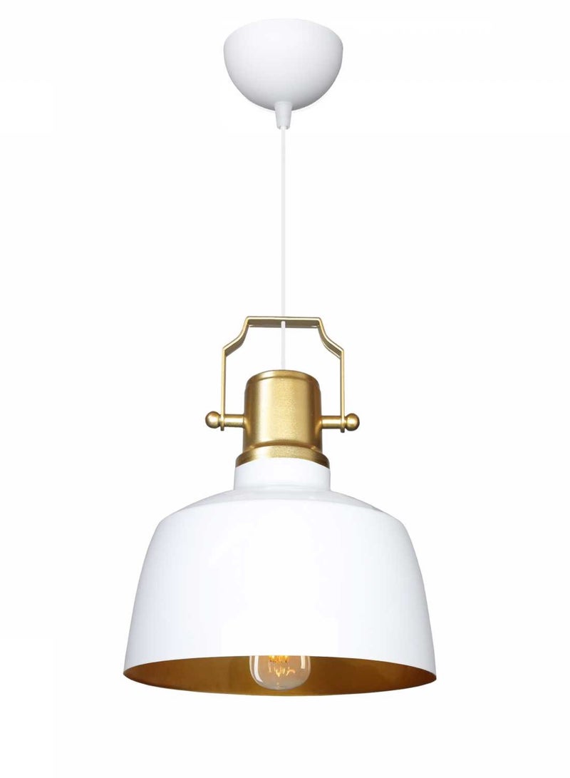 Modern & Retro White Gold Pendant Light - Image 2