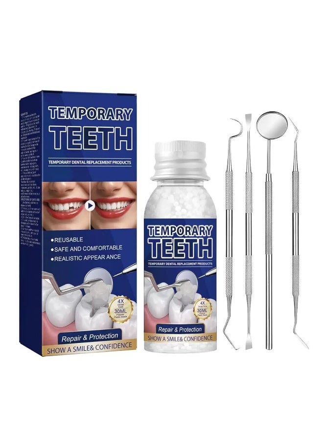 HOMTOPY Plastic Teether Set Party Makeup Temporary Filling Denture Modification - Image 1