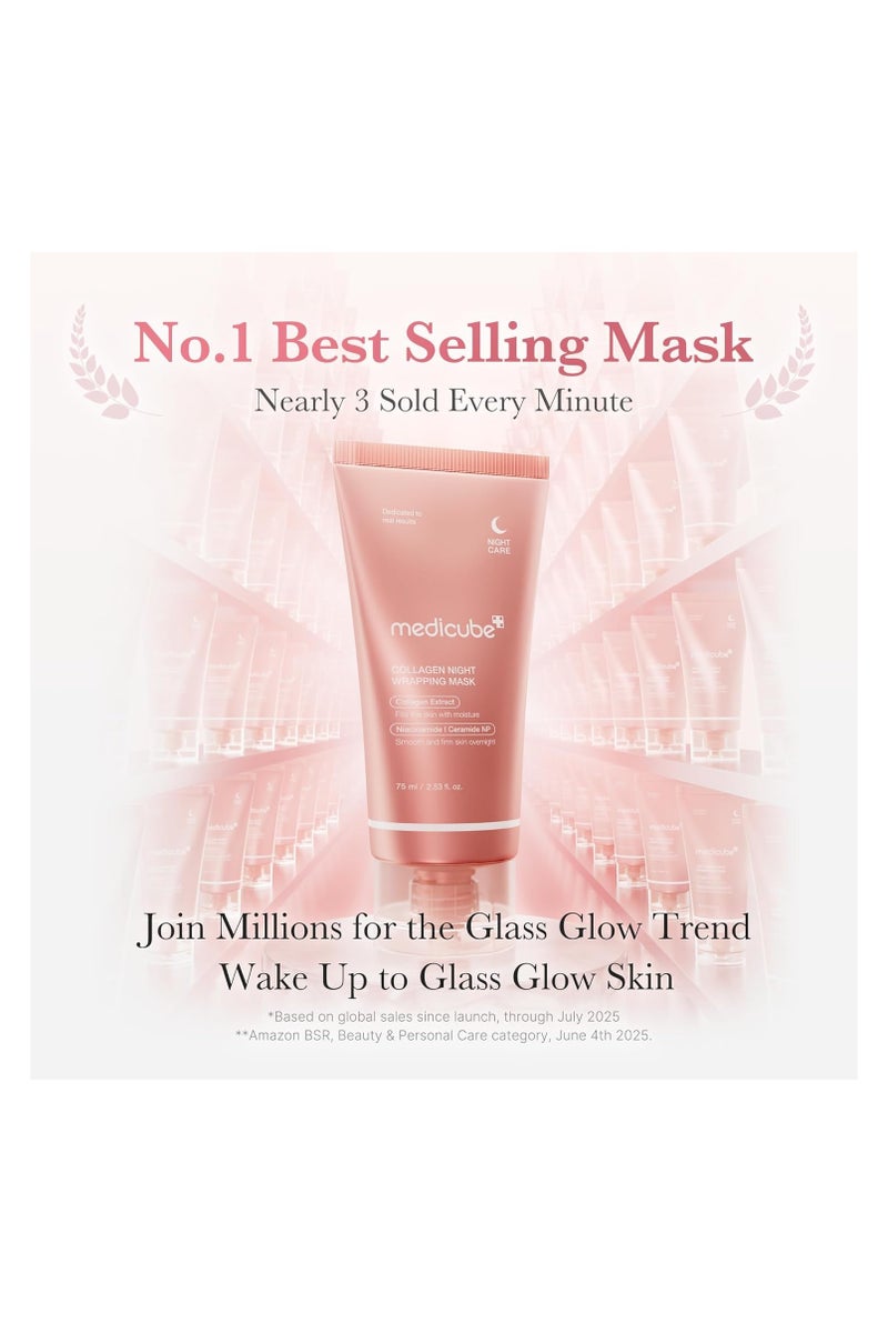 medicair medicube - Collagen Night Wrapping Mask 75 ml - Image 2