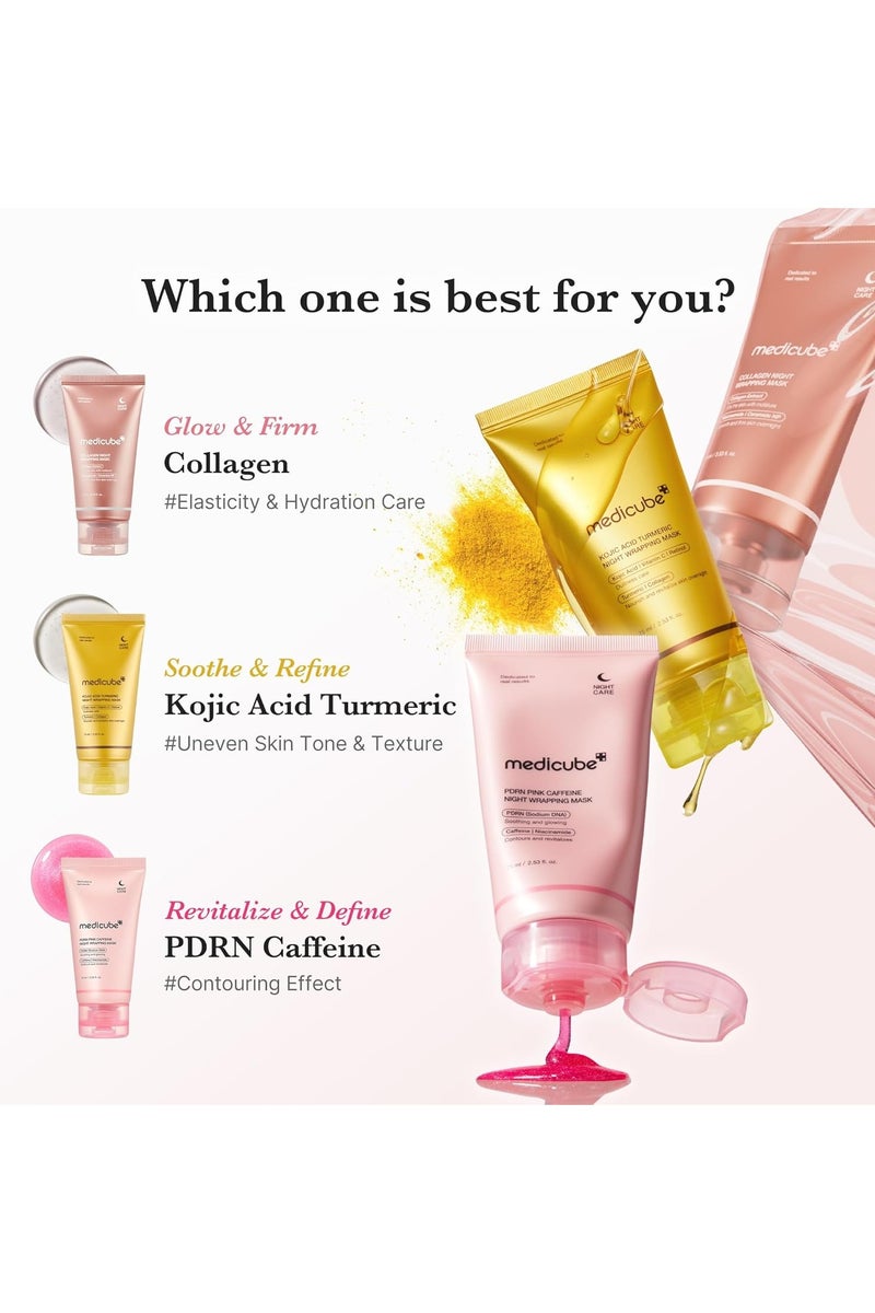 medicair medicube - Collagen Night Wrapping Mask 75 ml - Image 4