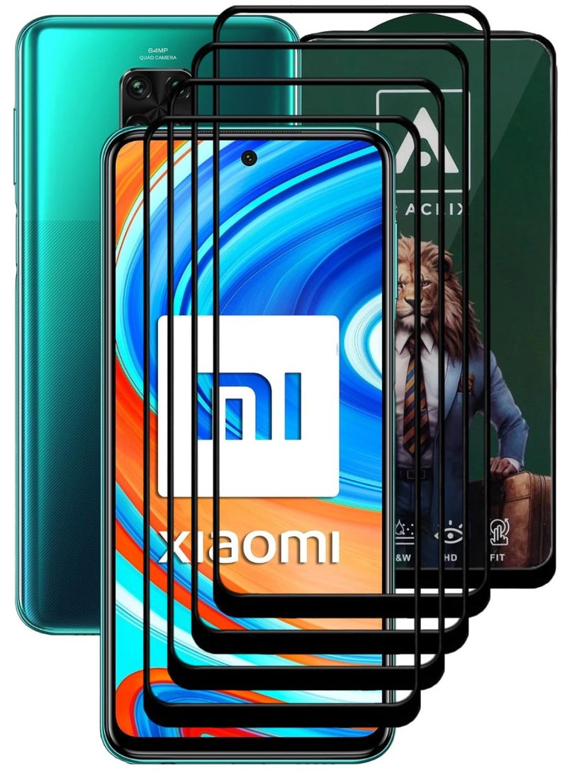 أكاليكس 4 قطع، حماية شاشة،  لهاتف شاومي ريدمي نوت 9 برو ، جودة ممتازة. - Image 1