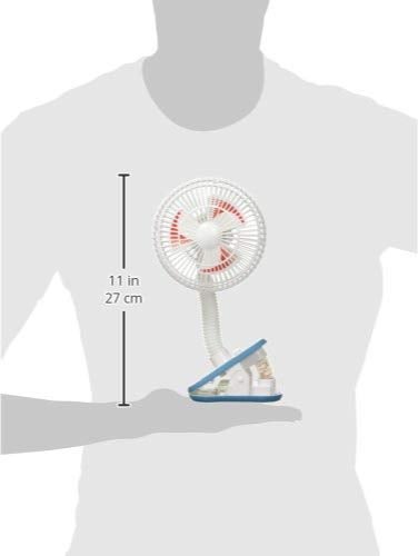 Diono Stroller Fan, Clip On Baby Safe Stroller Fan with Flexible Neck for Perfect Angle, Universal Fit with Most Strollers - Image 4