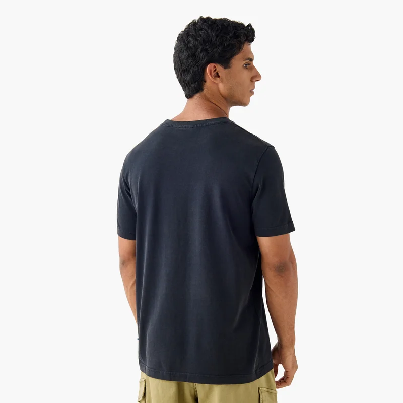 Splash FAV Stranger Things Print T-Shirt with Crew Neck