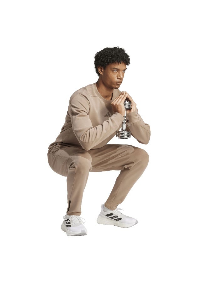 Adidas Adidas D4T Knit Pant Brown Pants (1/1) Pants For Men - Image 4