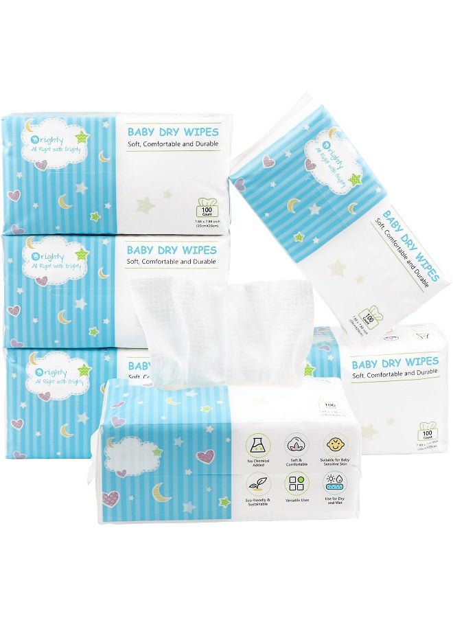 Orighty Baby Dry Wipes - Super Soft & Gentle Baby Washcloths - Image 1