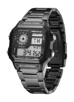 Elanova Men's Water Resistant Digital Watch EL906- Black  - Image 1