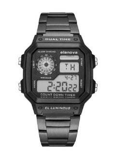 Elanova Men's Water Resistant Digital Watch EL906- Black  - Image 2