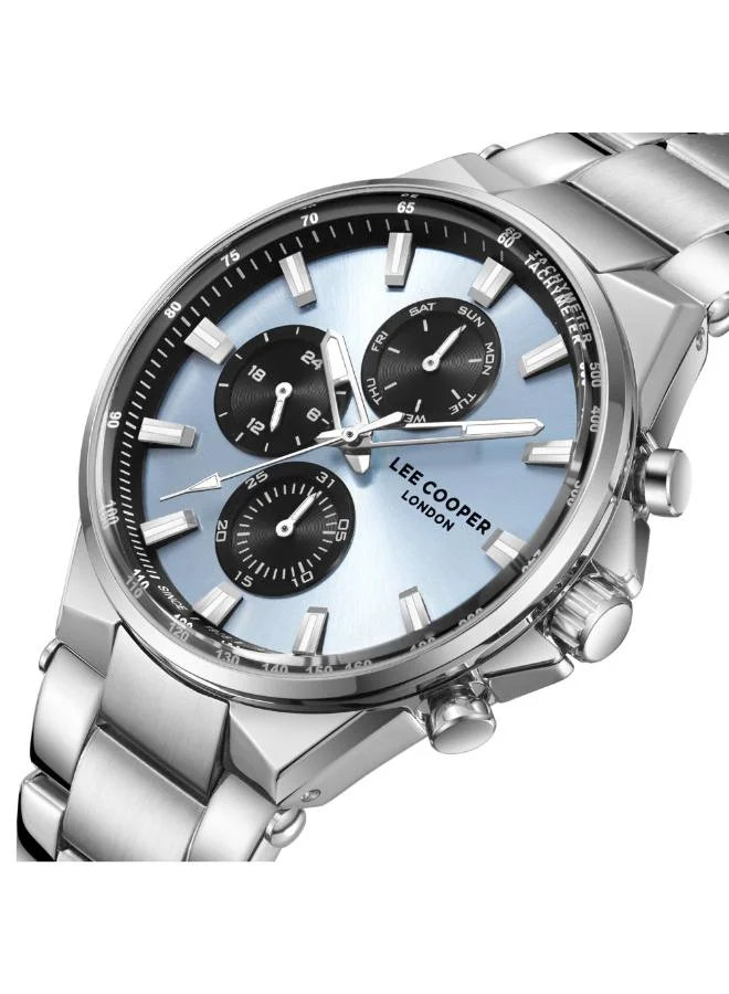 Lee Cooper  Men's Metal Multi Function Watch LC08219.300 - 26 mm for Men | Best Price UAE