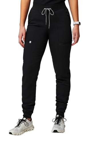 Fabletics Women's Active Scrub Jogger - MotionTech, 4-Way Stretch, Pocket-Packed, Lightweight, Semi-Slim Fit, M/Regular 28 in | 28, Black - Image 1