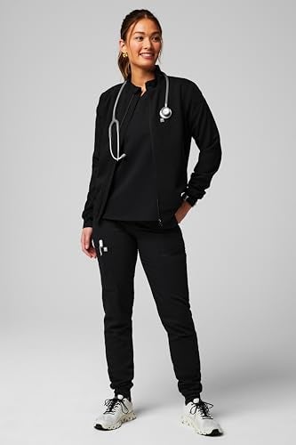 Fabletics Women's Active Scrub Jogger - MotionTech, 4-Way Stretch, Pocket-Packed, Lightweight, Semi-Slim Fit, M/Regular 28 in | 28, Black - Image 5