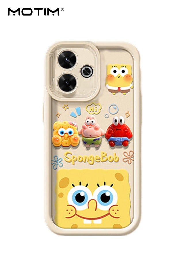 Motim Cartoon Case Protective Cover for Xiaomi Redmi 13/NOTE 13R, Scratch-Resistant Shockproof Cover, High Quality Bumper Back Case for Xiaomi Redmi 13/NOTE 13R - Image 1