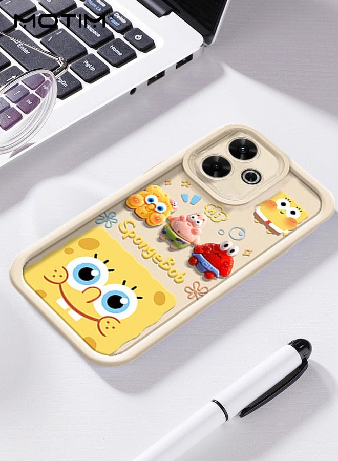 Motim Cartoon Case Protective Cover for Xiaomi Redmi 13/NOTE 13R, Scratch-Resistant Shockproof Cover, High Quality Bumper Back Case for Xiaomi Redmi 13/NOTE 13R - Image 4
