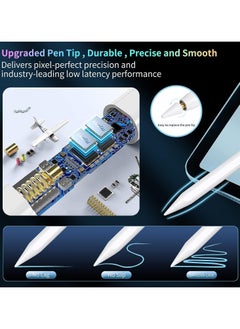 UCHUANG Stylus Pen for iPad 9th 10th Gen with Palm Rejection, Active Pencil Compatible with Apple iPad 10th/9th/8th/7th/6th Gen, iPad Air 5th/4th/3rd Gen,iPad Pro 11 & 12.9 inch, iPad Mini 6th/5th Gen  - Image 4