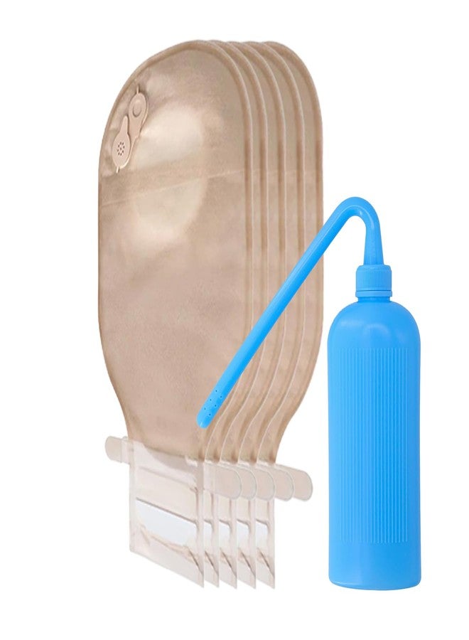 MED Opaque Colostomy Bag Set with Smart Vent + Multi-Hole Washing Bottle for Leak Prevention (5) - Image 1